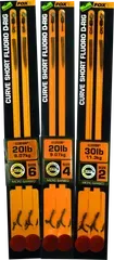 Fox Edges Curve Short Fluoro D-Rig 4 9.1kg 2pcs