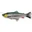 Savage Gear 4D Line Thru Pulse Tail Trout Softbaits 20cm 102g Slow Sinking Green Silver