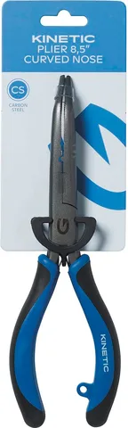 Kinetic CS Zange Gebogene Spitze 22cm Blau/Schwarz
