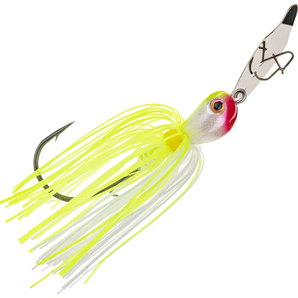 Strike King Thunder Cricket Chatterbaits & Bladed Jigs 21.3g Chartreuse White