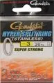Gamakatsu Hyper Split Ring Spaltringe 4.2mm 20kg 12pieces Black Nickel