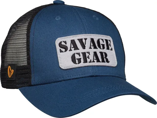 Savage Gear Logo Badge Cap One Size Fits Most Teal Blue