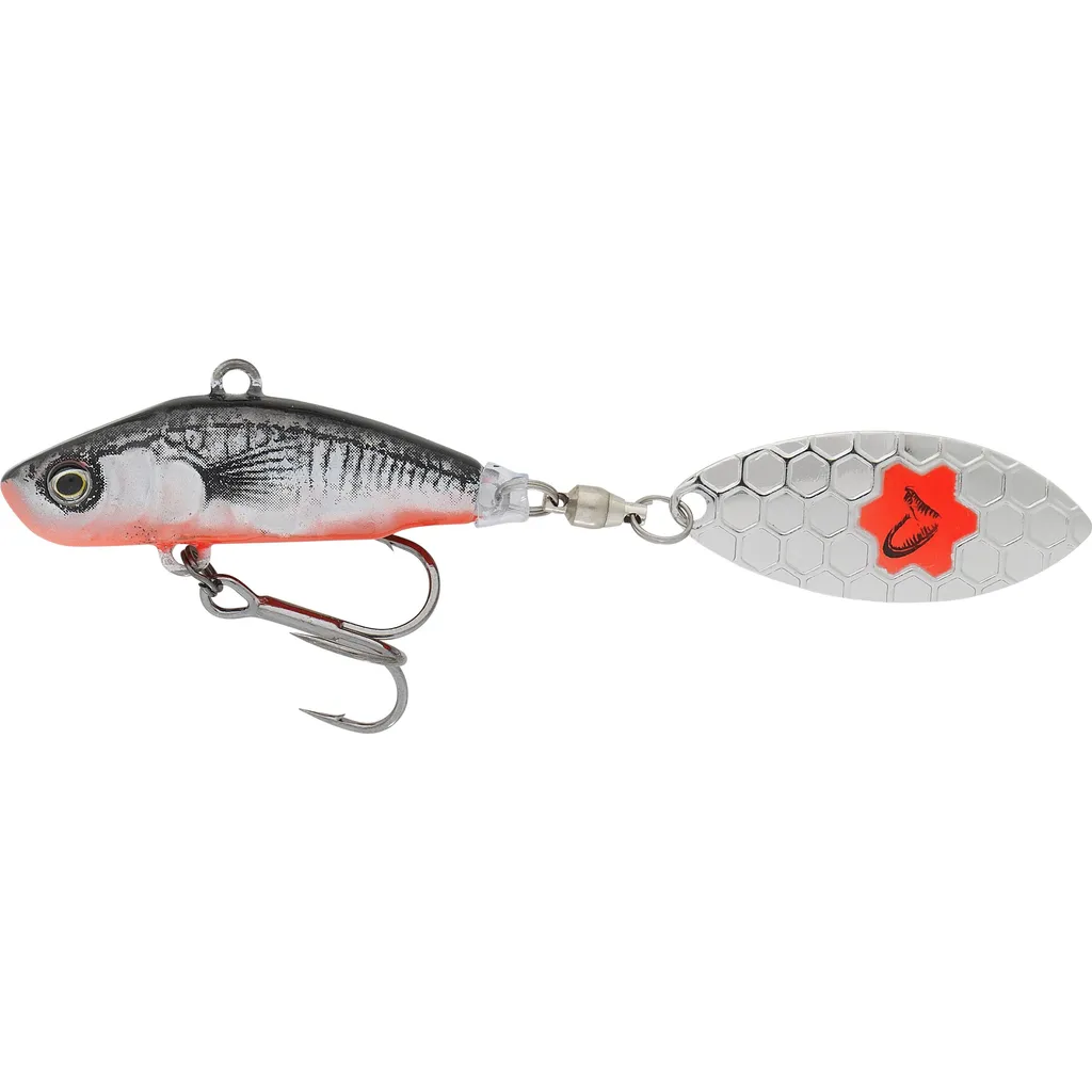 Savage Gear 3D Sticklebait Tailspin Spin tails 7.3cm 13g Black Red