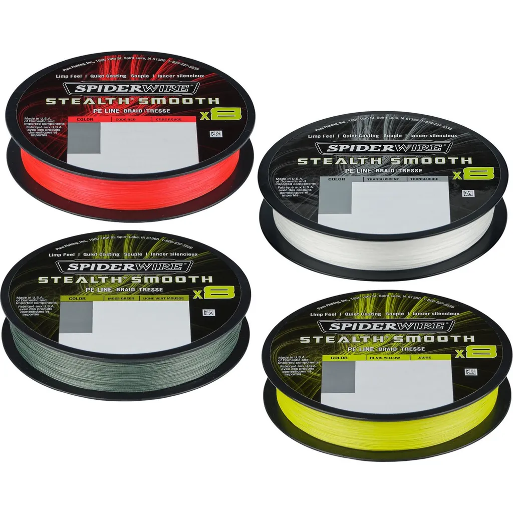 Spiderwire Stealth Smooth8 X8 PE Braid 0.05mm 5.4kg CODE RED