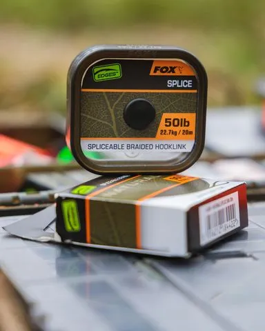 Fox Edges Naturals Splice Hooklength 22.7kg Braided