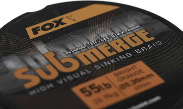 Fox Submerge Orange Sinking Braid 600m 0.3mm 24.9kg