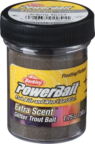 Berkley PowerBait Glitter Forellenpaste 50g Rauch und Feuer