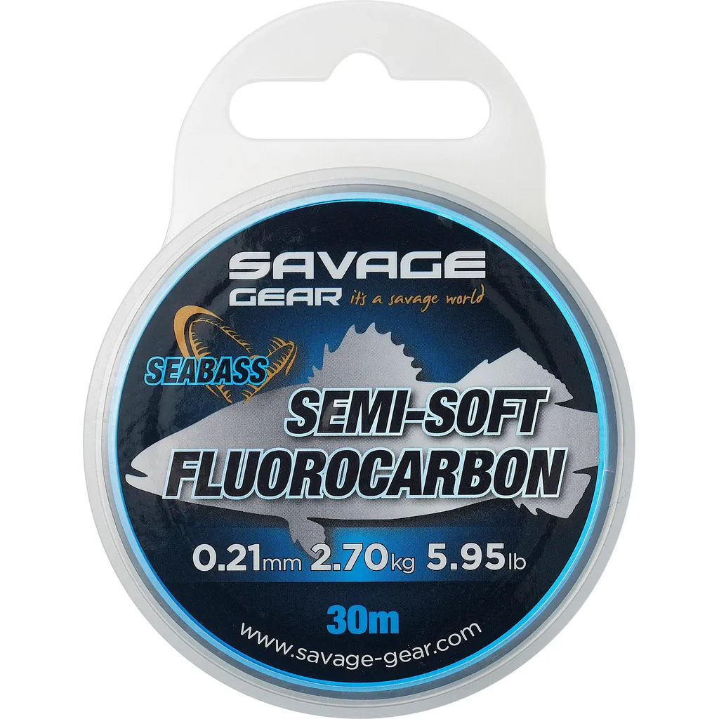 Savage Gear Semi-Soft Fluorocarbon Seabass 0.32mm 30m