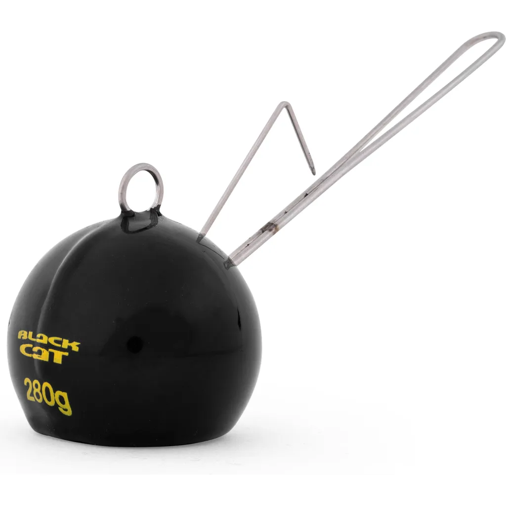 Black Cat Cat Ball Dead or Alive System Senker & Gewicht 280g Black