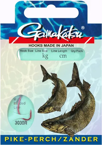 Gamakatsu Zander LS-3030 Braided Ready-Made Rig #1 60cm