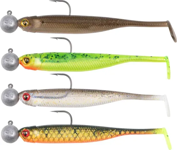 Fox Rage Mini Tiddler Weiche Köder 4pc 8cm 5g