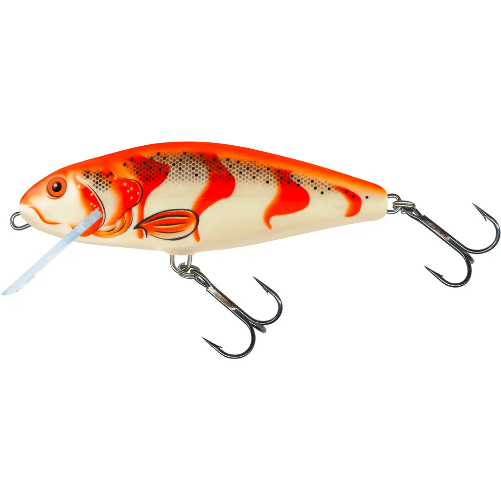 Salmo Perch Wobbler Floating 8cm Albino Perch