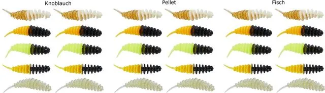 Balzer Trout Collector Lure Kit 30Pcs 7cm 1.5g Softbait