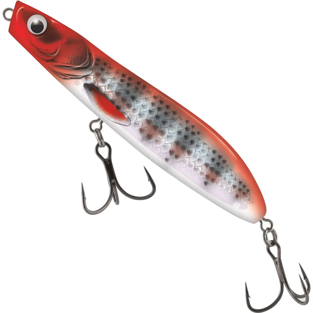 Salmo Rattlin Stick Wobbler 11cm 21g Holo Red Head Striper