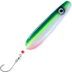 Troutwerk Inline Blinker Sea Trout Lure 69569 7.4cm 22g Green Silver Red