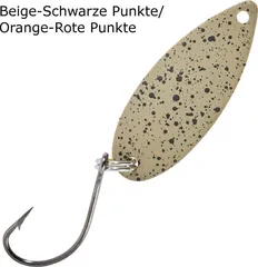 Balzer Spoons Pro Staff Series Catcher 2g Beige-Schwarze Punkte/Orange-Rote Punkte