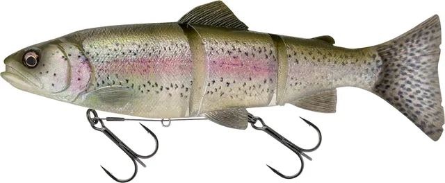 Savage Gear 3D Line Thru Trout Gummifische 15cm 35g Slow Sinking Clear Rainbow Trout