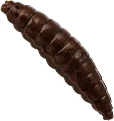 Westin Maggot Gummiköder 4.8cm Dark Brown Garlic/Cheese