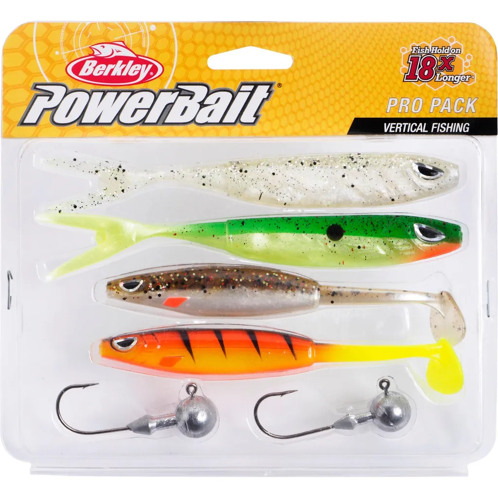 Berkley PowerBait® Pro Pack Vertical Kunstköderset 12–14cm 17–21g Assorted