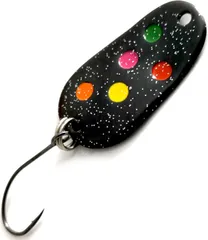 Troutwerk Spoon 2.8cm 3g Black/Multicoloured Dots