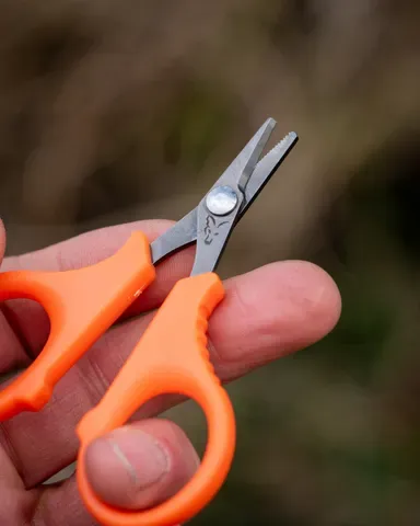 Fox Edges Titanium Braid Scissors Serrated