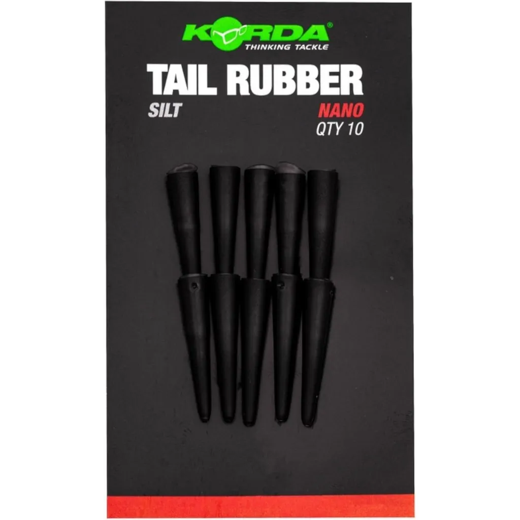 Korda Tail Rubber Nano Montagezubehör 1.4mm Silt