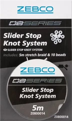 Zebco DB Series Slider Stop Knot System 5m 10pcs Stretch Braid White