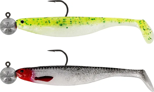 Westin ShadTeez Slim R 'N R Gummiköder 10cm 7g 4/0 Dark Water Mix 2