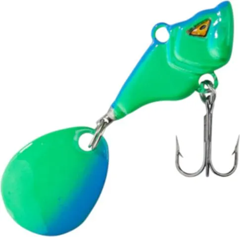 Balzer Shirasu Colonel Spin Buddy Evil Eye Jig Spinner 3.3cm 17g Blue Melon