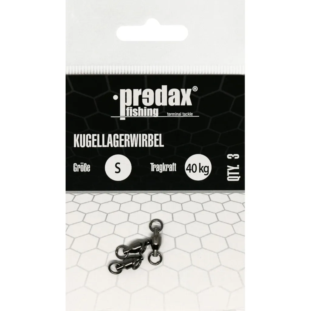 Predax Kugellagerwirbel Black Nickel 40kg