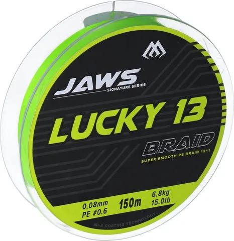 Mikado Jaws Lucky 13 - 0.2mm, 17kg, 150m, Fluo green