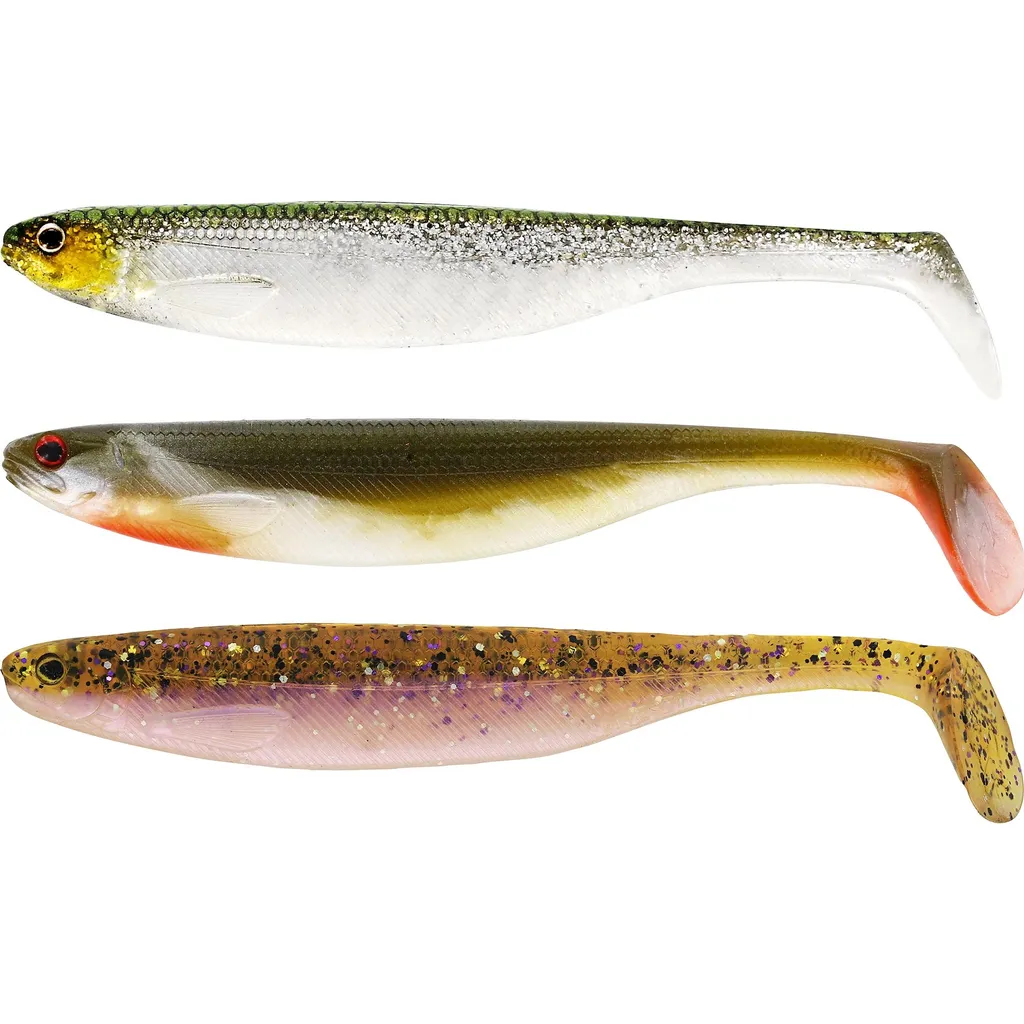 Westin SHADTEEZ SLIM Gummiköder 10cm 6g Clear Water Mix 19