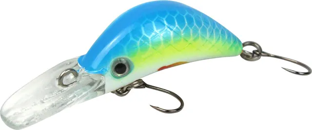 FTM Masu Security Wobbler 3cm 1.6g Blau-Gelb-Weiß UV
