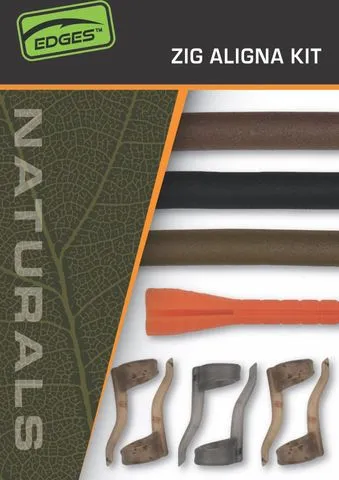 Fox Edges Naturals Zig Aligna Kit Black/Brown/Olive