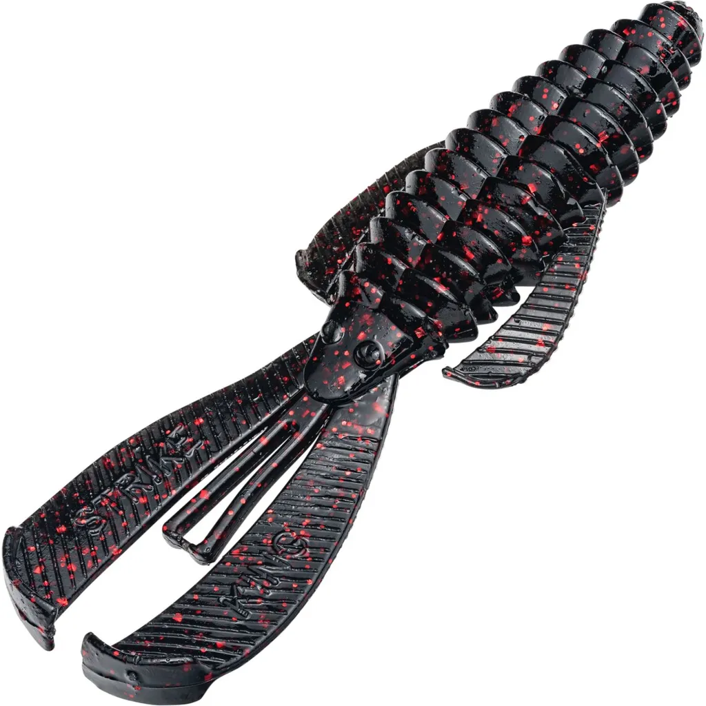Strike King Rage Bug Softbait 10cm Black Neon