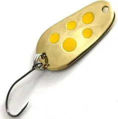 Troutwerk Spoon 3g 2.8cm Gold/Yellow Dots