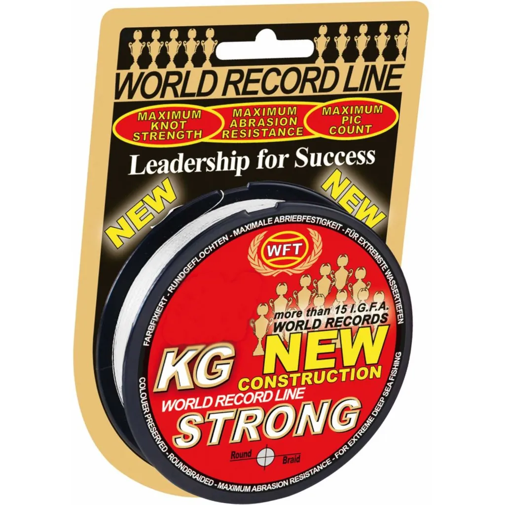 WFT Strong Trans Geflochtene Angelschnur 0.18mm 22kg 150m