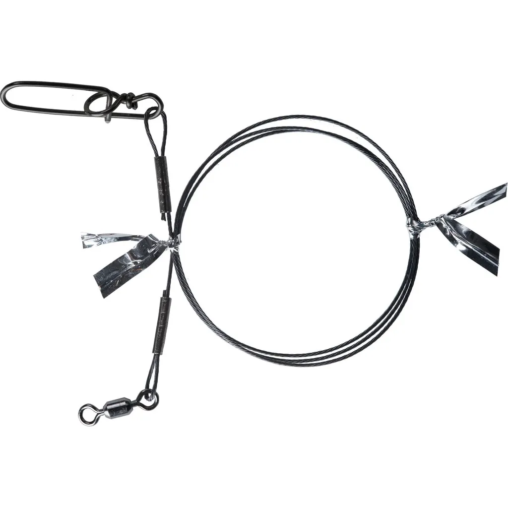 BKK 7x7 Wire Leader HD Vorfächer und Zubehör 18kg 40cm