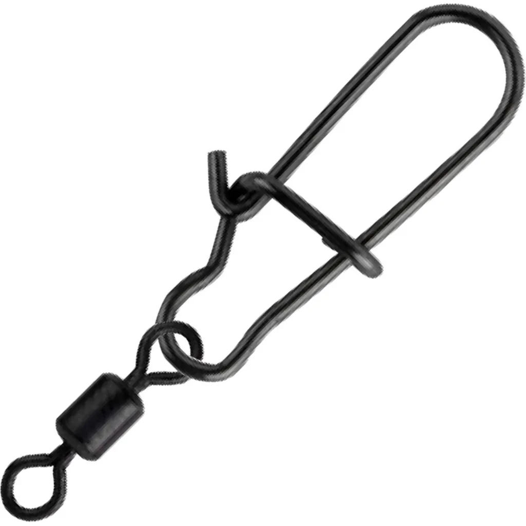 Spro Matt Black Easy Snap + Rolling Swivel 00+12 5kg