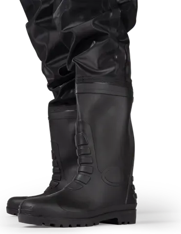 Black Cat Booted Waders UK 10/EU 44