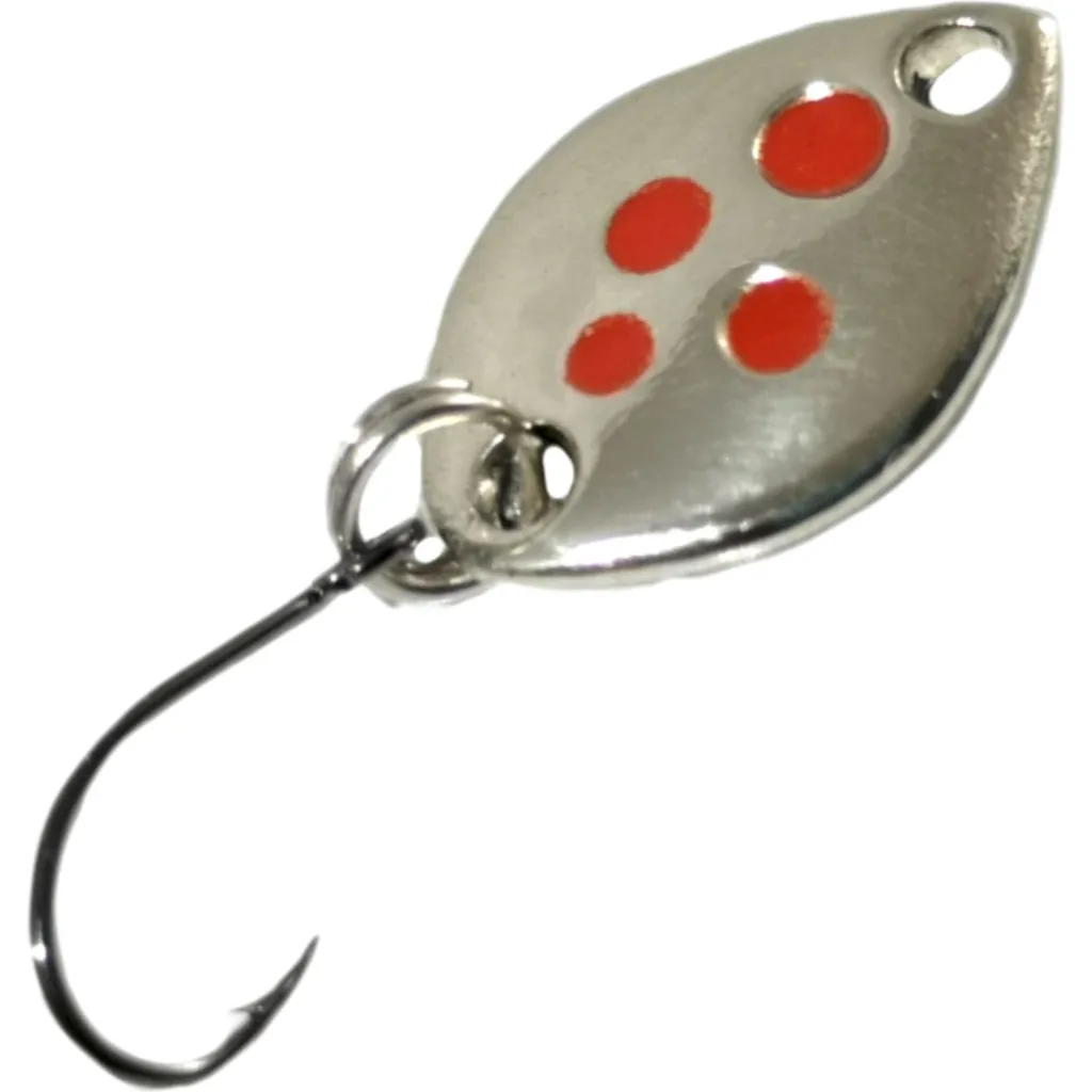 Troutwerk Spoon Blinker Silberfarben/Rote Punkte