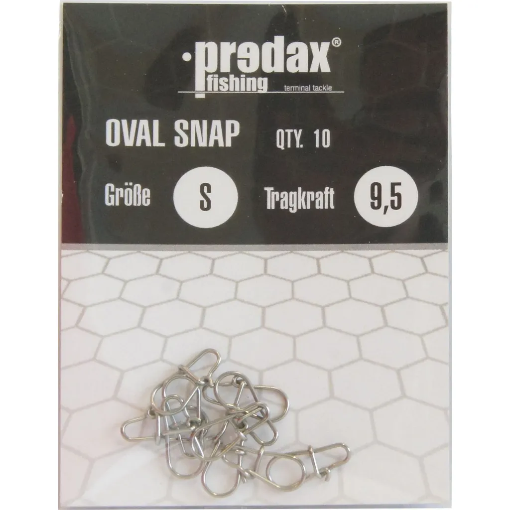 Predax Oval Egg Snap Snaps 10 Snaps #S 9.5kg