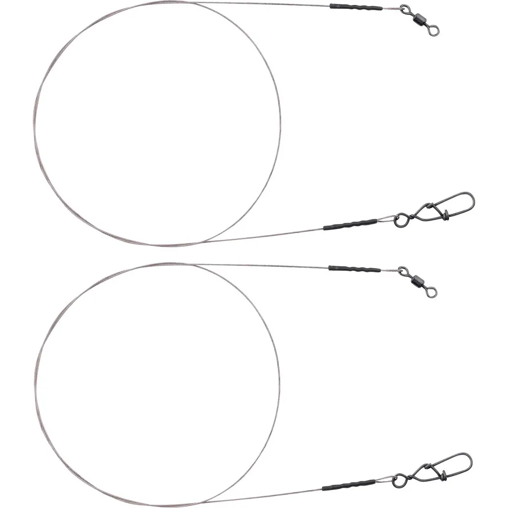Spro Matt Black Leader 7x7 Wire 20cm 0,27mm 5kg