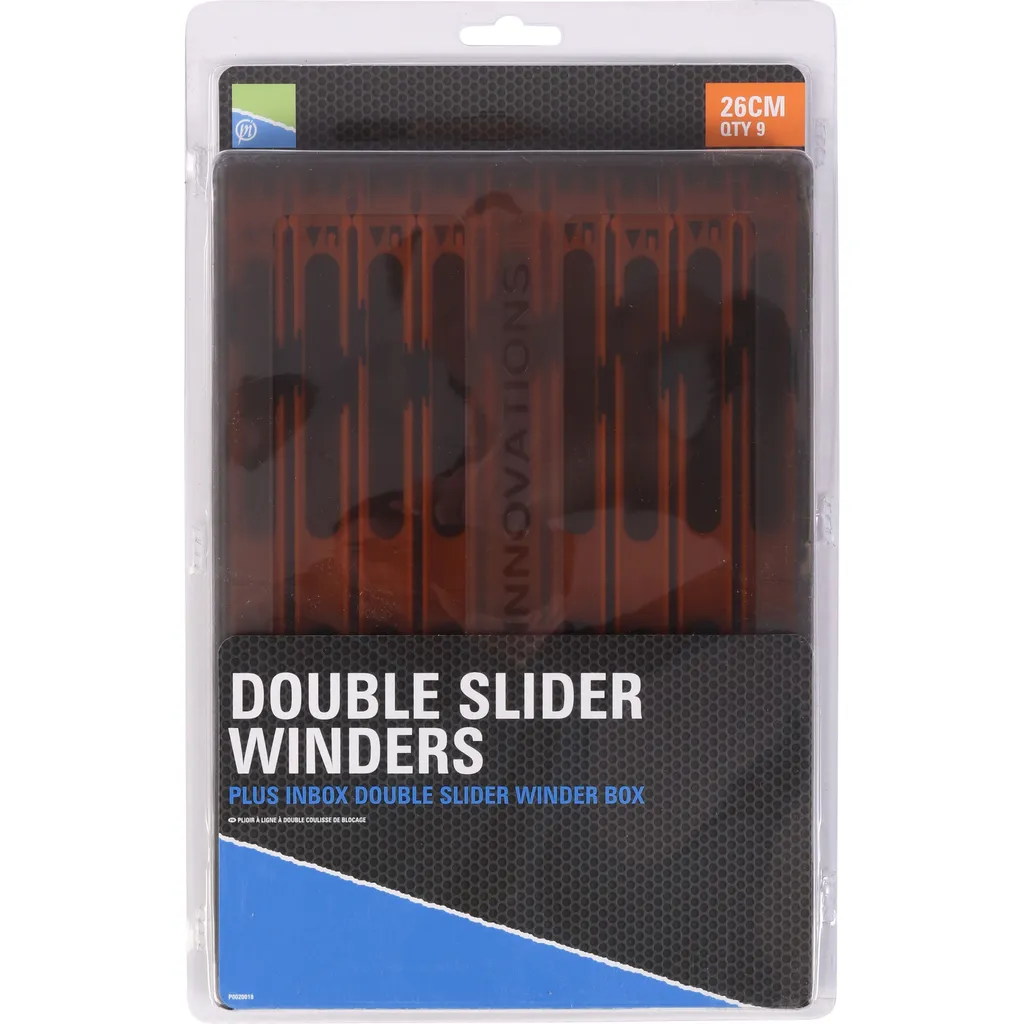 Preston Double Slider Winders Rig-Zubehör 26cm Orange Box