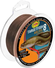 WFT TF8 Aal brown Braided Line 0.12mm 9kg 160m