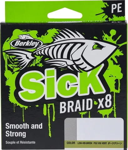 Berkley Sick Braid 0.10mm 7.5kg 150m Moss Green
