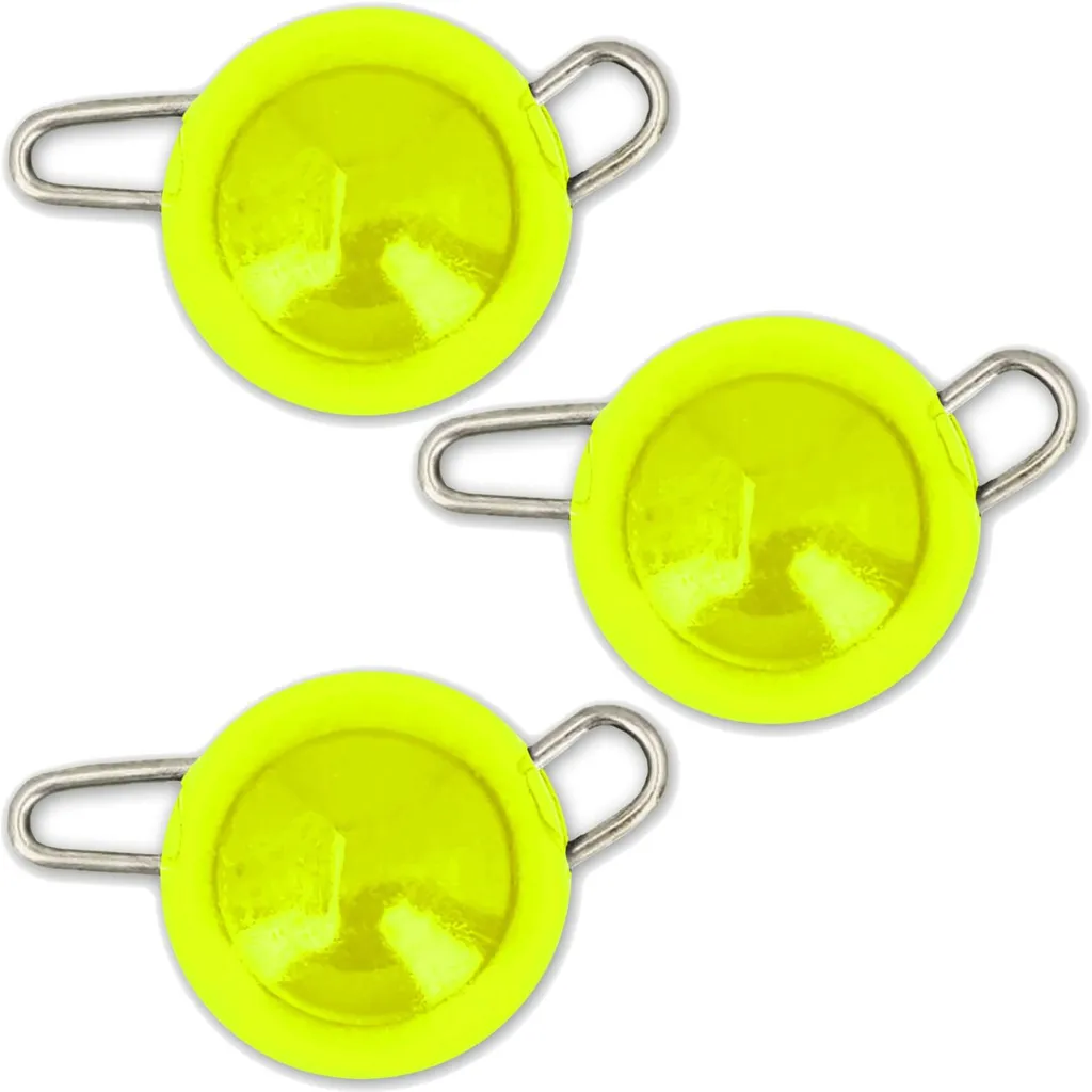 Quantum Magic Trout Neon Chebu Jig Köpfe 1g neon gelb