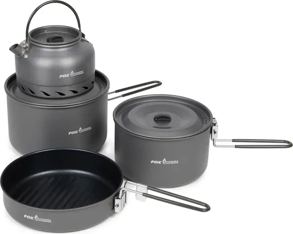 Fox Cookware 4 Piece Deluxe Kochset 0.9–2.8L