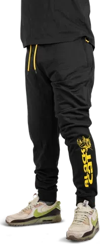 Black Cat Joggers Pants 3X Large Black