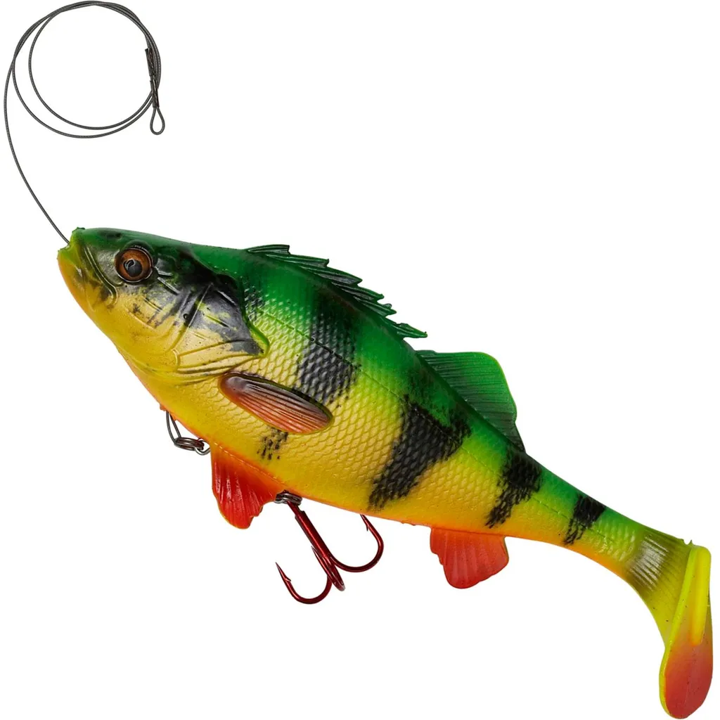 Savage Gear 4D Perch Shad Swimbait 23cm 168g Firetiger